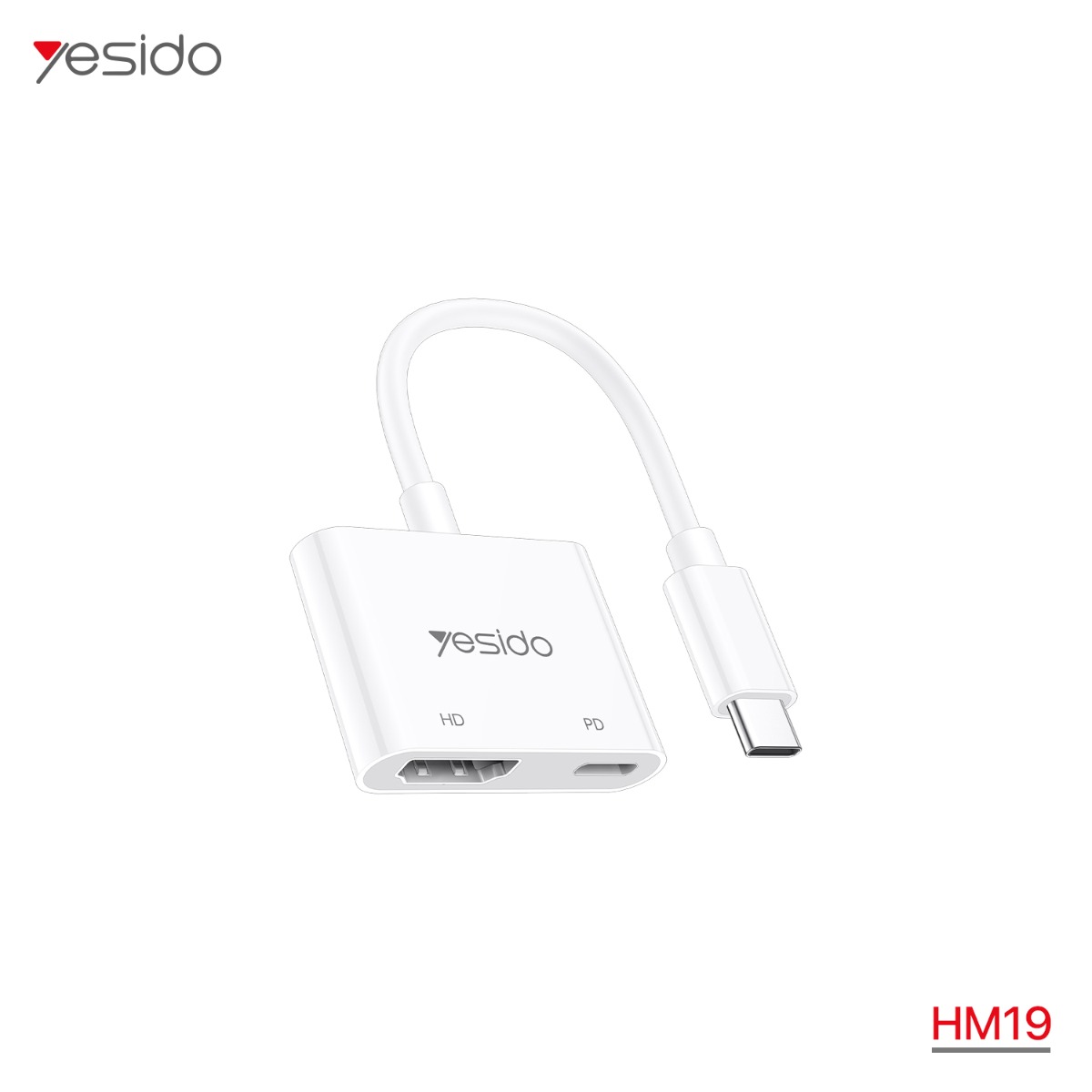 كيبل تحويلة فيديو YESIDO HM19 2in1 HDTV