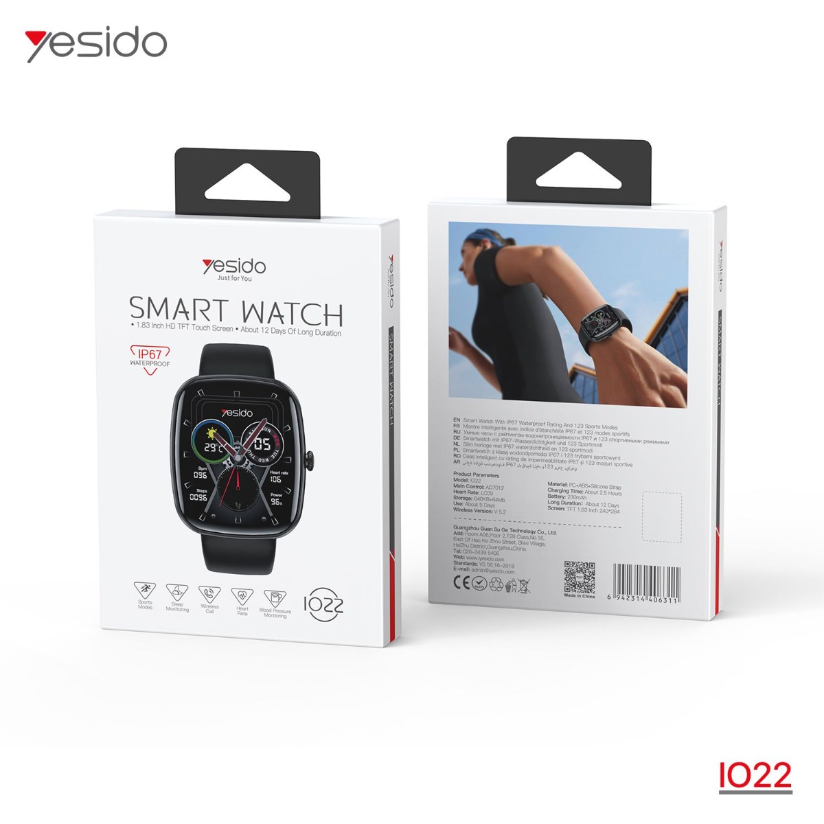 YESIDO IO22 Smart Watch