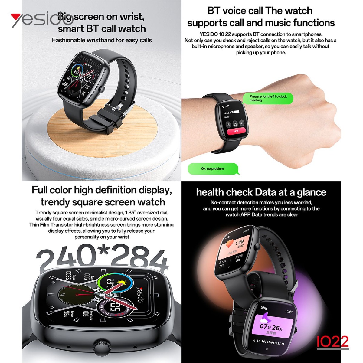 YESIDO IO22 Smart Watch