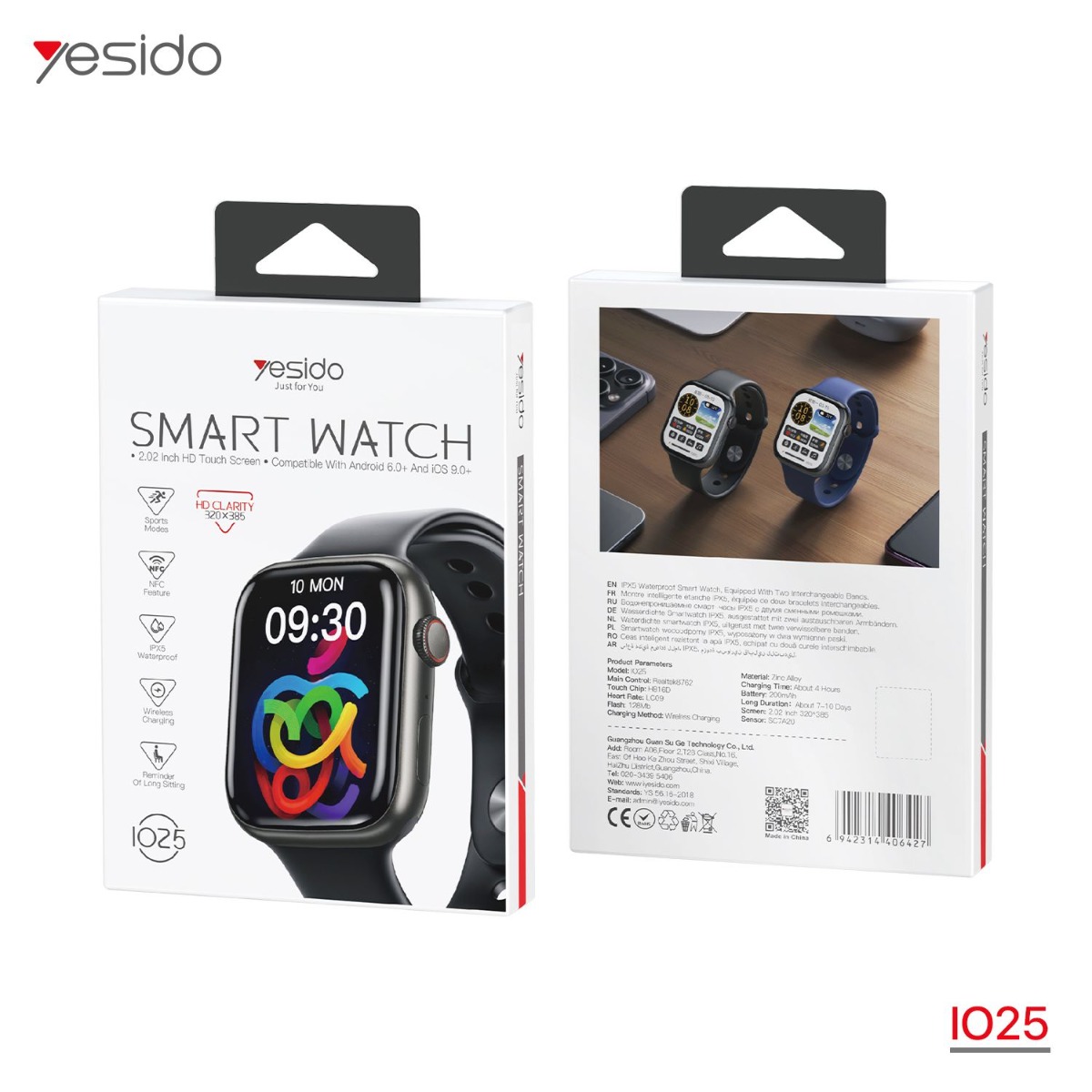 YESIDO IO25 Smart Watch