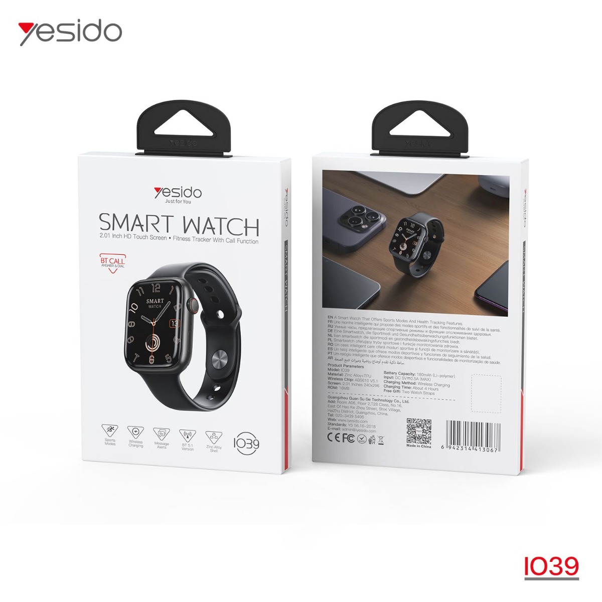 ساعة YESIDO IO39 الذكية