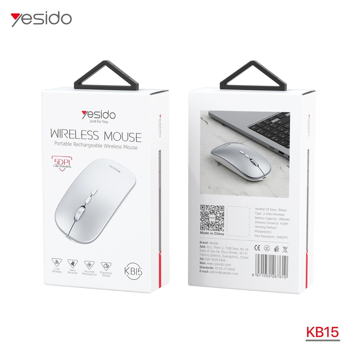 YESIDO KB15 Wireless Mouse