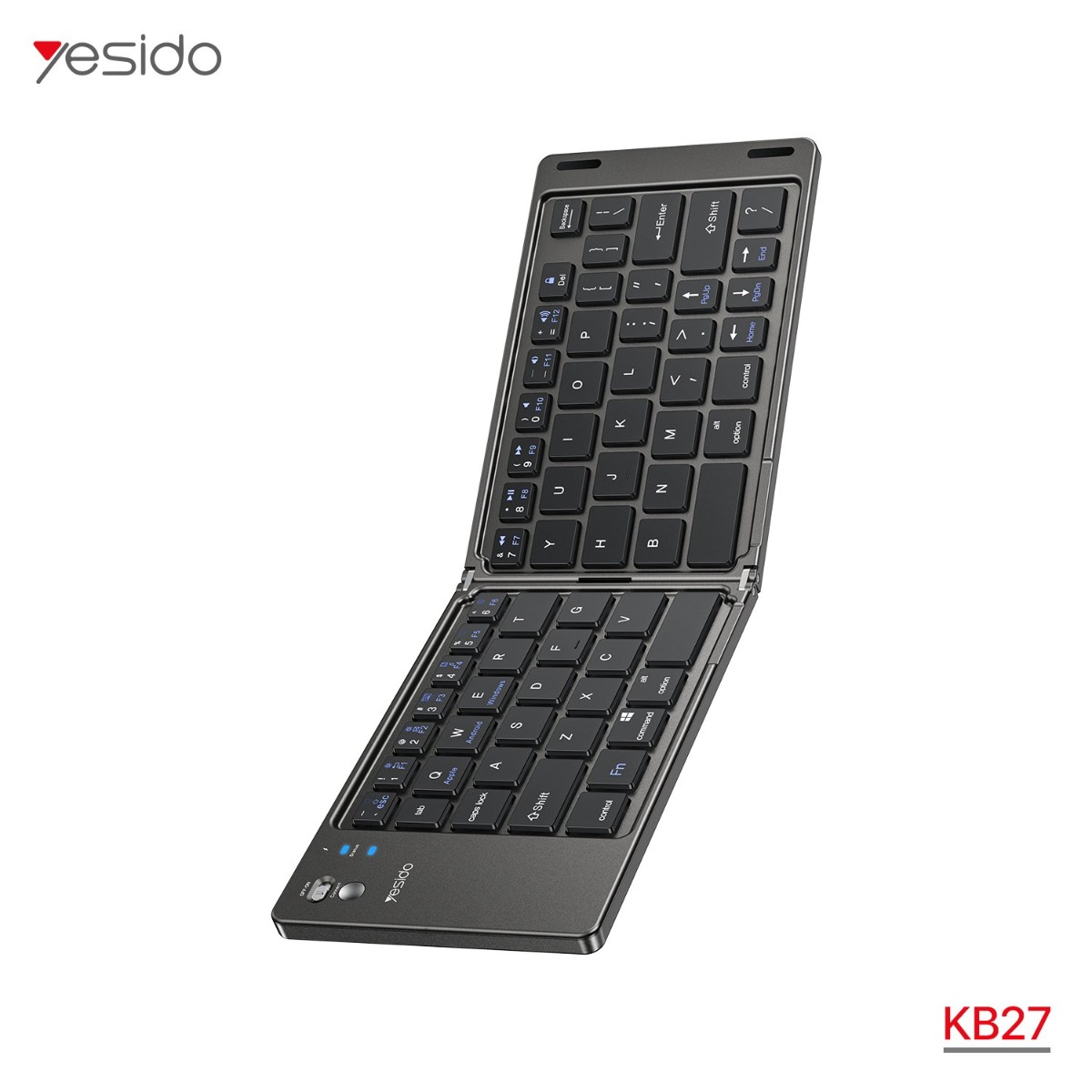 كيبورد YESIDO KB27 لاسلكي قابل للطي