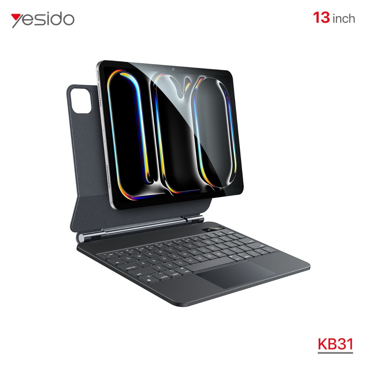 YESIDO KB31 (Pro M4) iPad Leather Book Case with Keyboard & Mouse