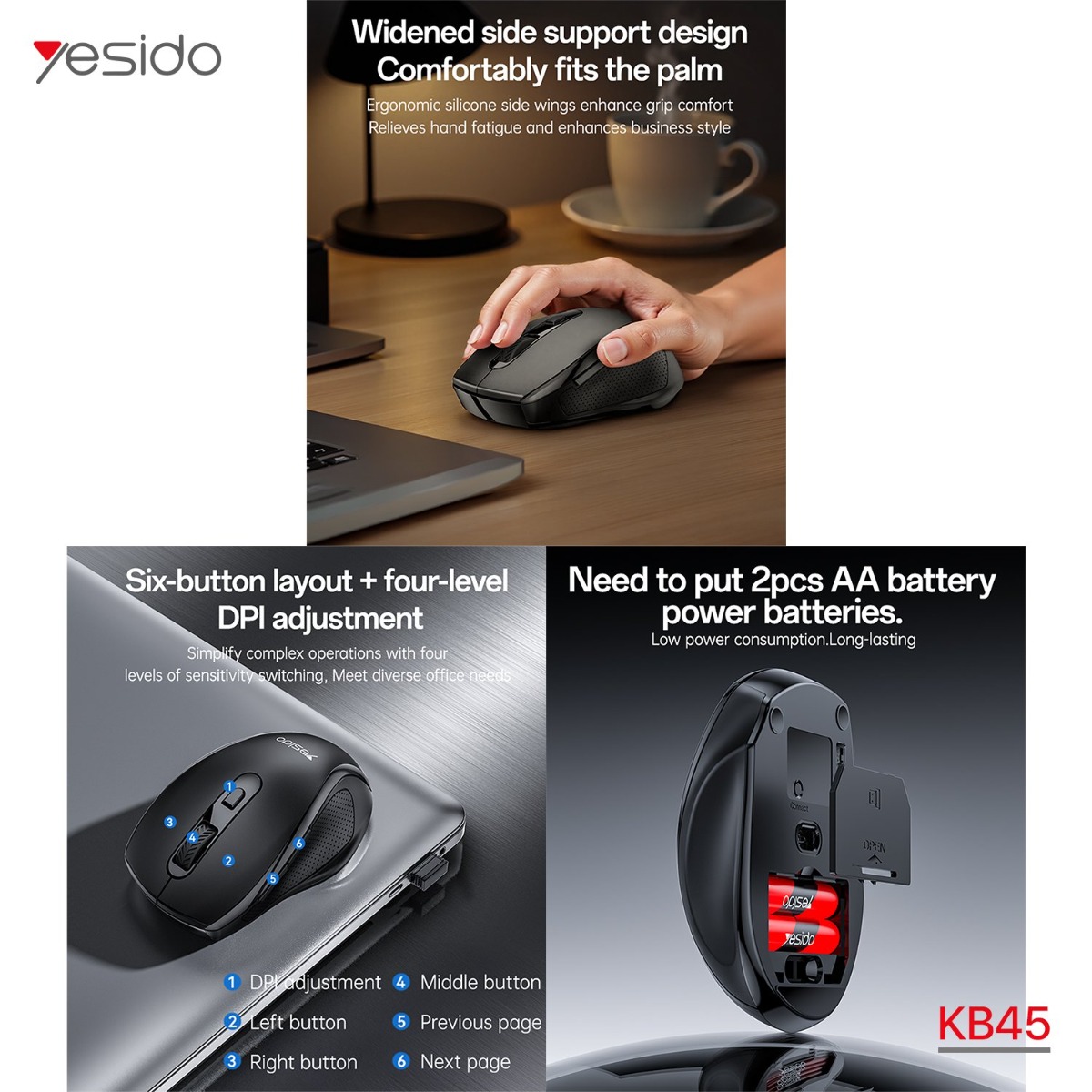 YESIDO KB45 Wireless Mouse