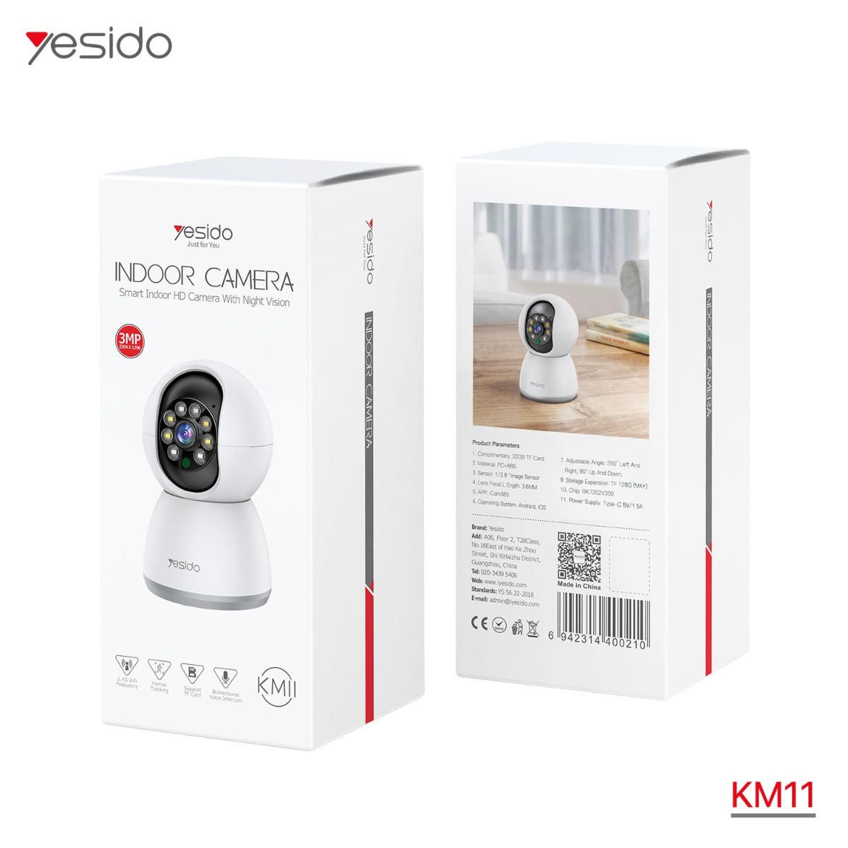 YESIDO KM11 IP Indoor Security Camera