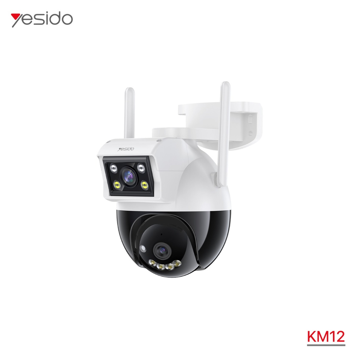 YESIDO KM12 IP Dual Outdoor Security Camera
