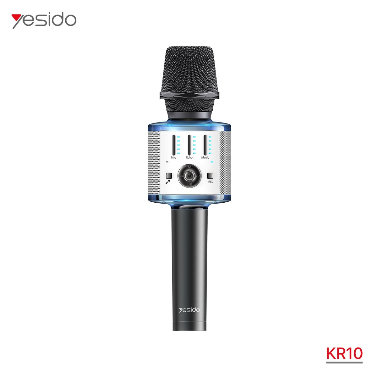 ميكروفون وسبيكر YESIDO KR10 2in1 لاسلكي بلوتوث