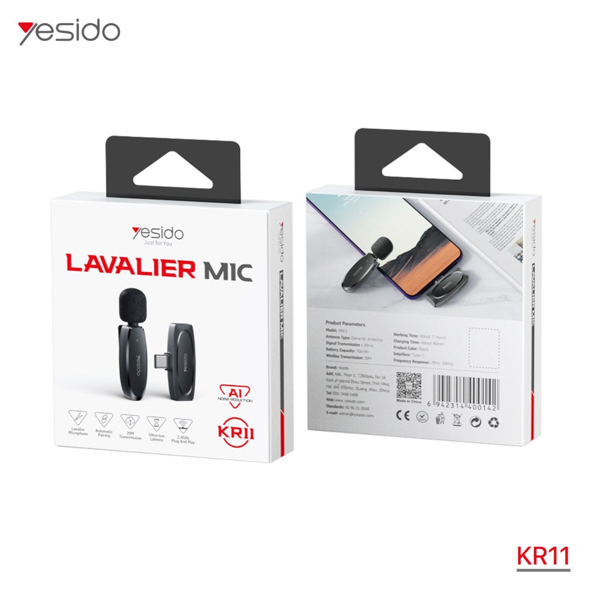 ميكروفون YESIDO KR11 Type-C