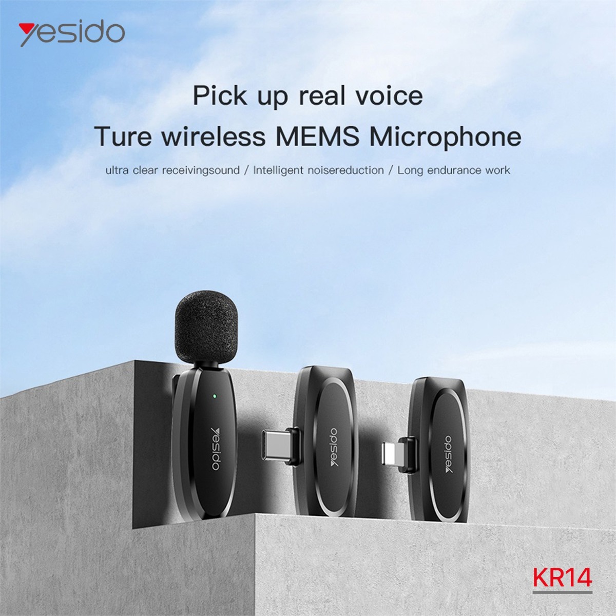 YESIDO KR14 Lightning Microphone For iPhone