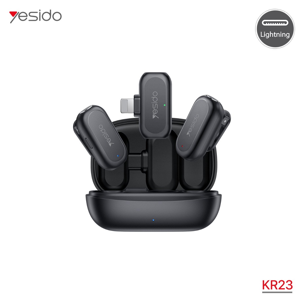 YESIDO KR23 Dual Lightning Microphone
