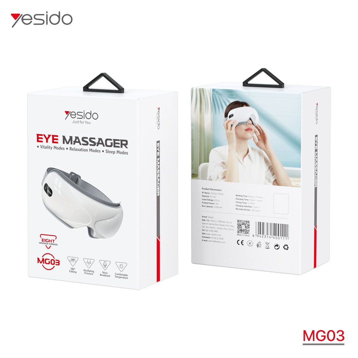 YESIDO MG03 Eye Massager Device