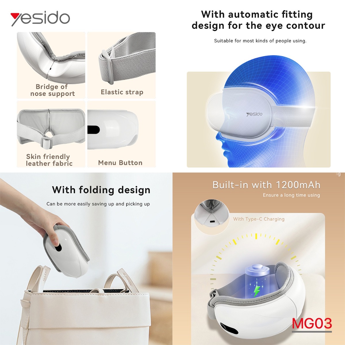 YESIDO MG03 Eye Massager Device