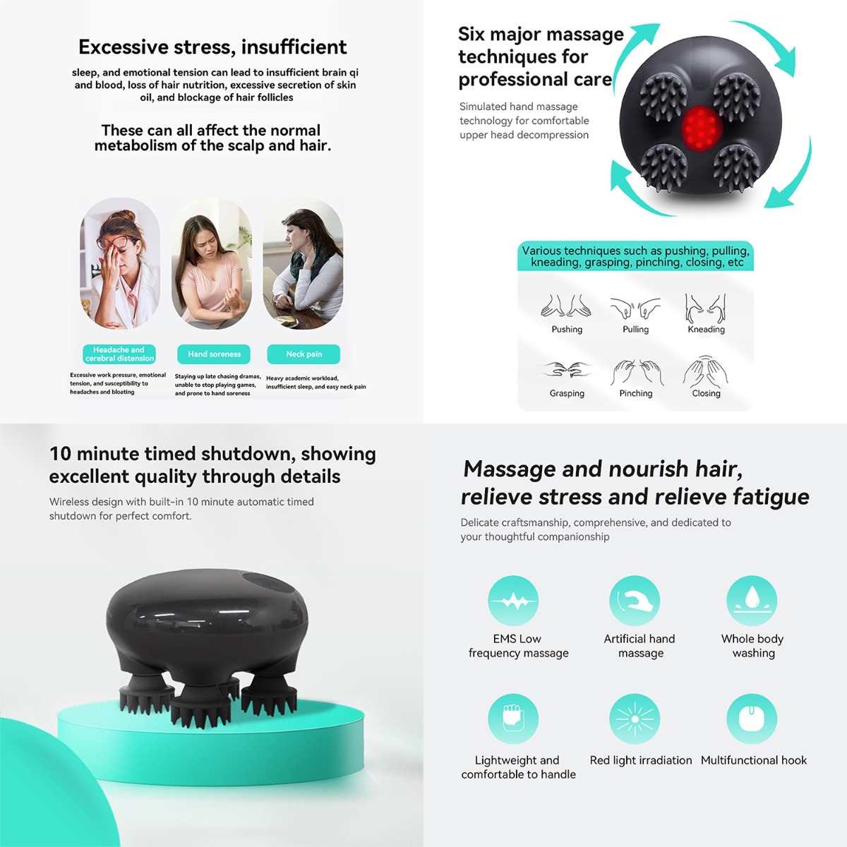 YESIDO MG04 Head Massager Device