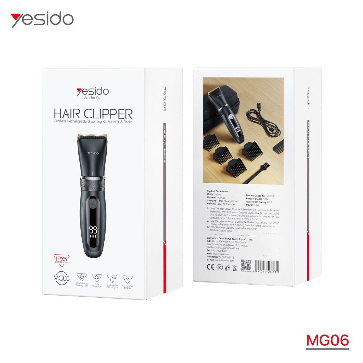 YESIDO MG06 Electric Shaver