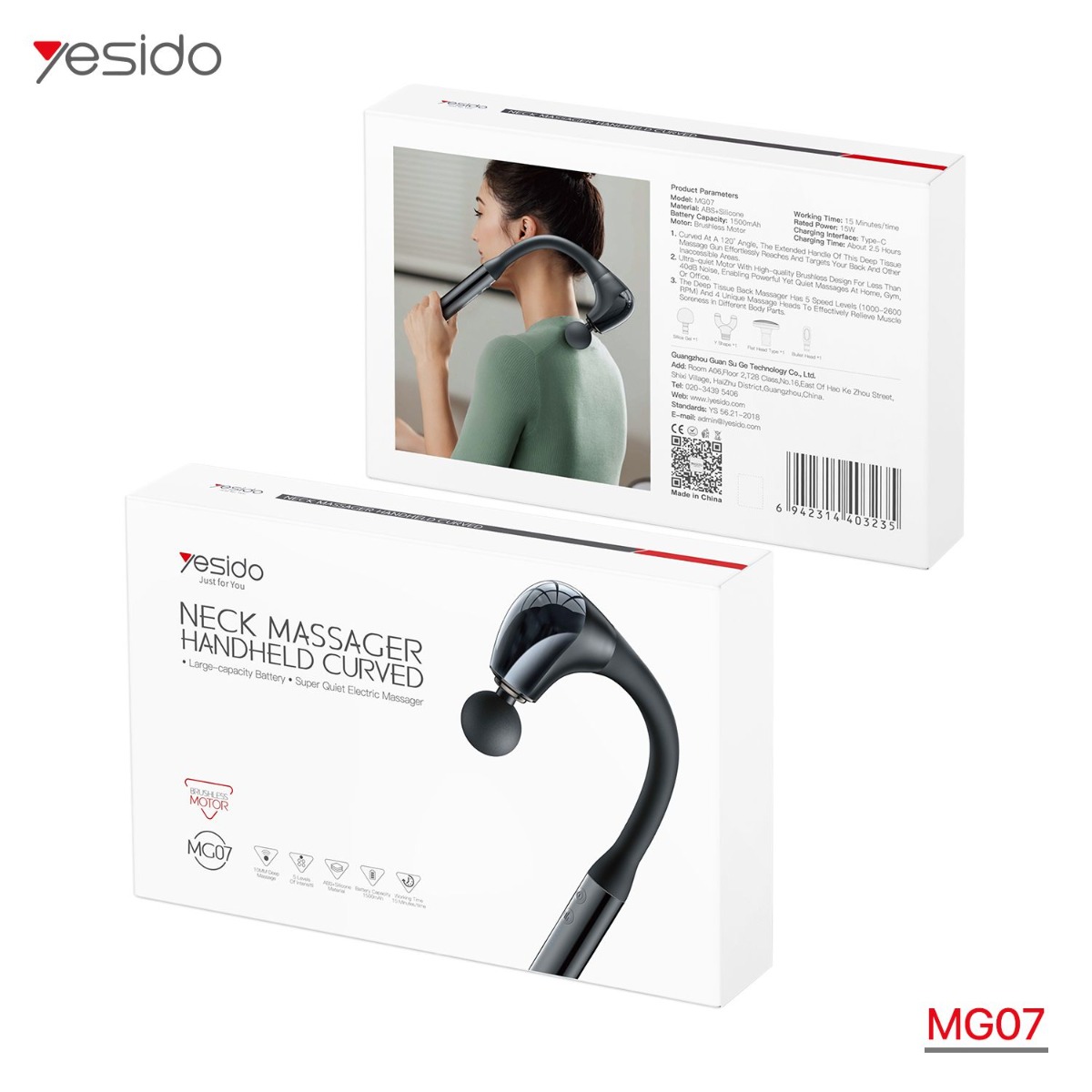 YESIDO MG07 Neck Massager Device