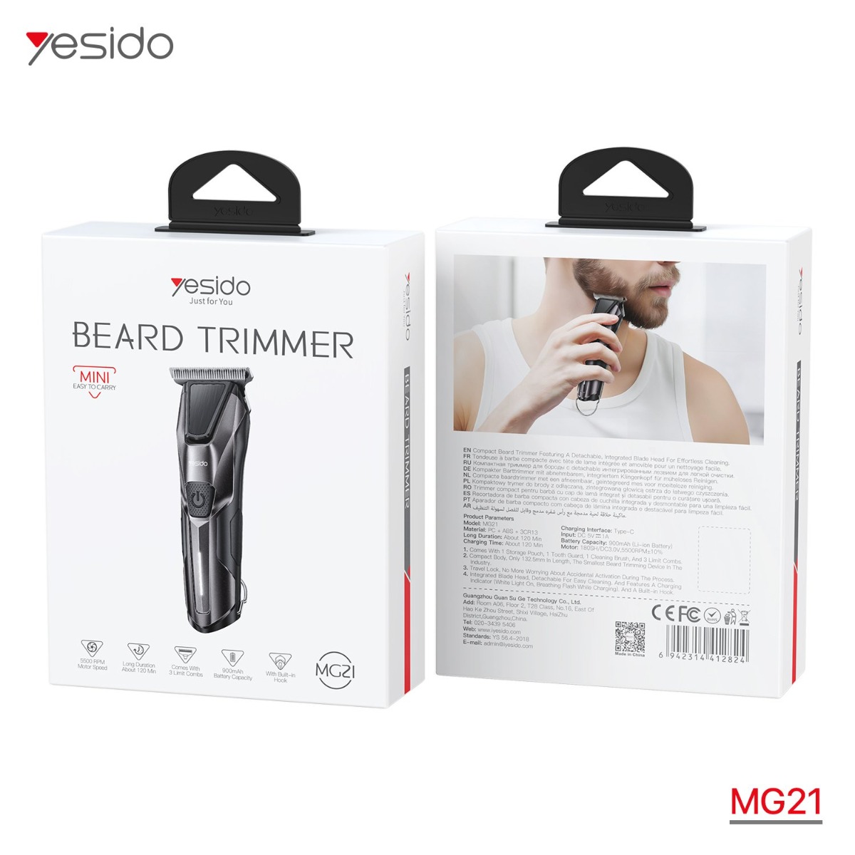 YESIDO MG21 Beard Trimmer