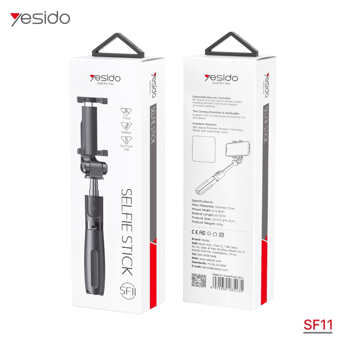 YESIDO SF11 Selfie Stick