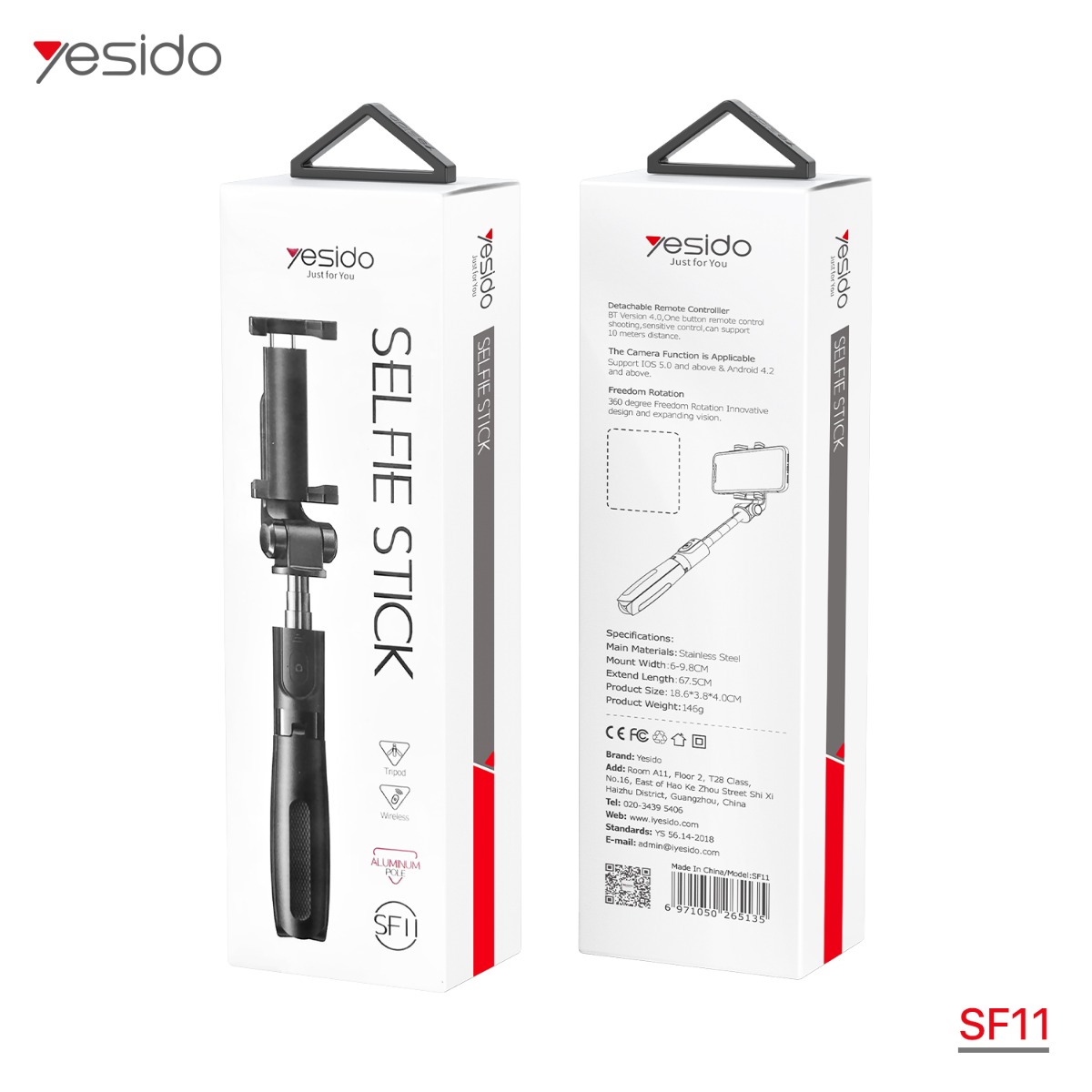 عصا سيلفي YESIDO SF11