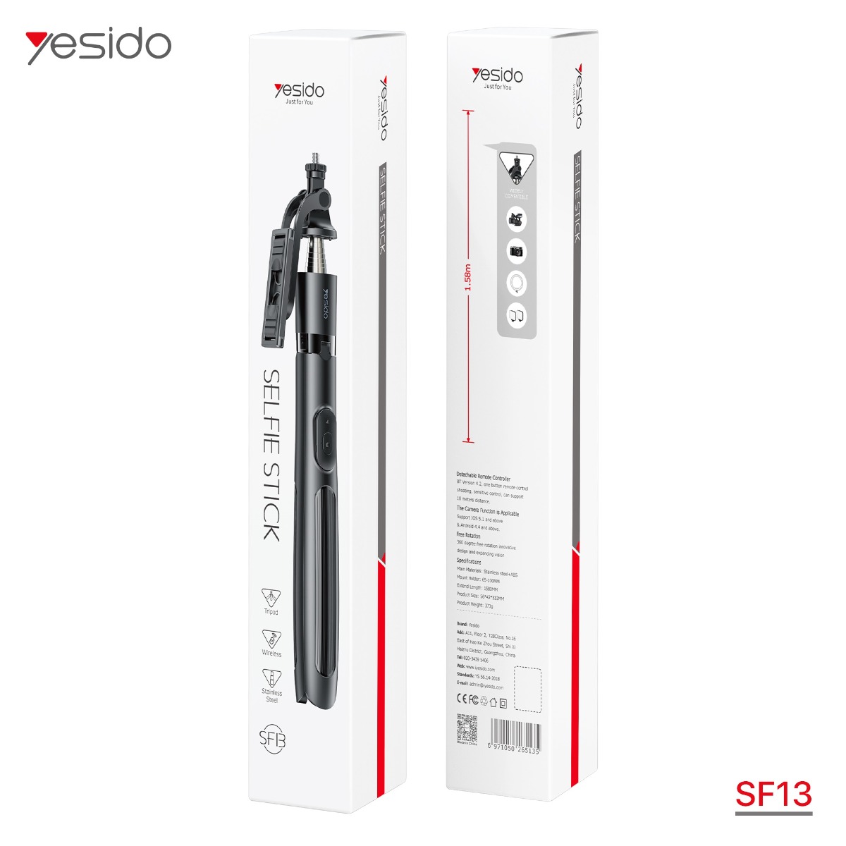 YESIDO SF13 Selfie Stick