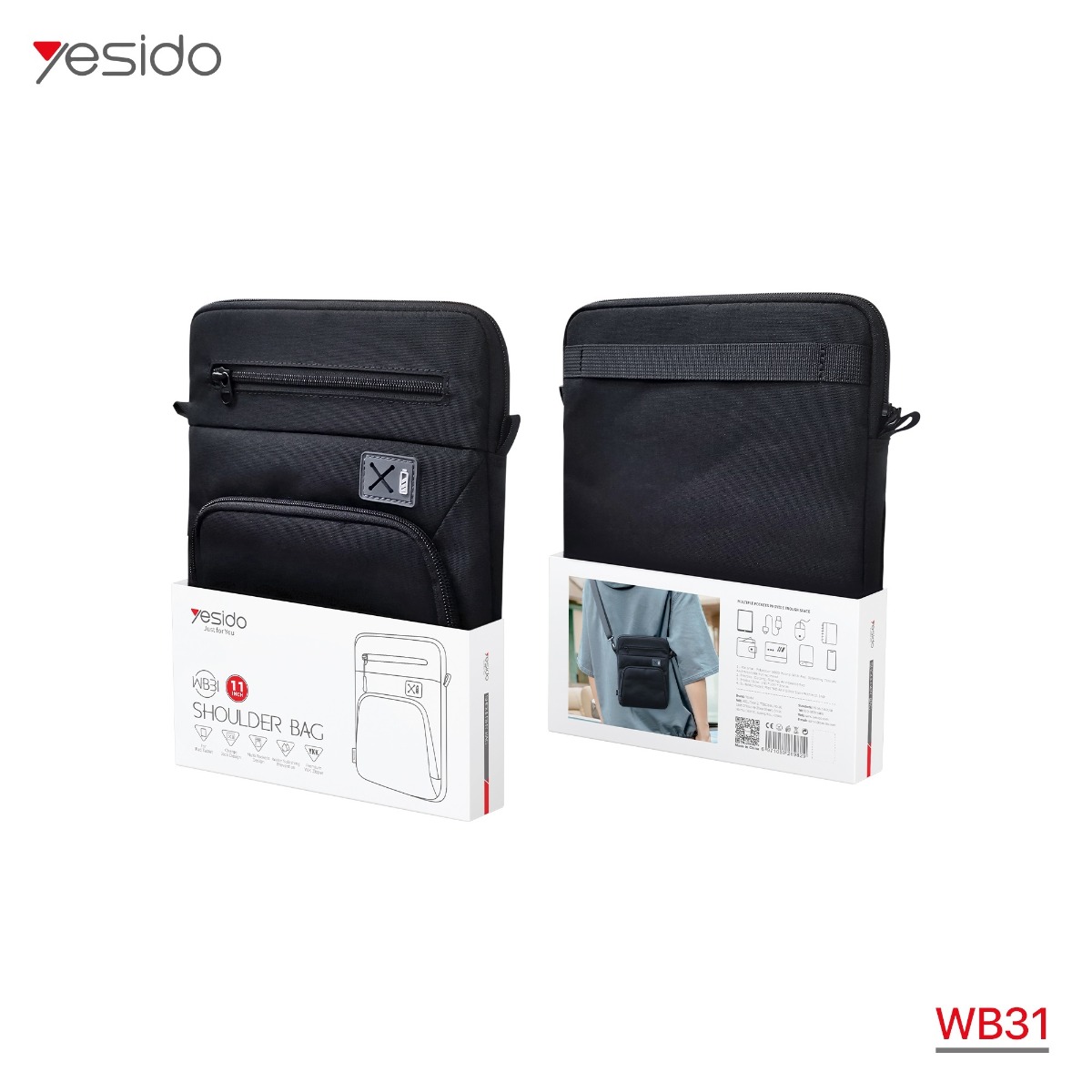 YESIDO WB31 iPad & Tablet Shoulder Bag