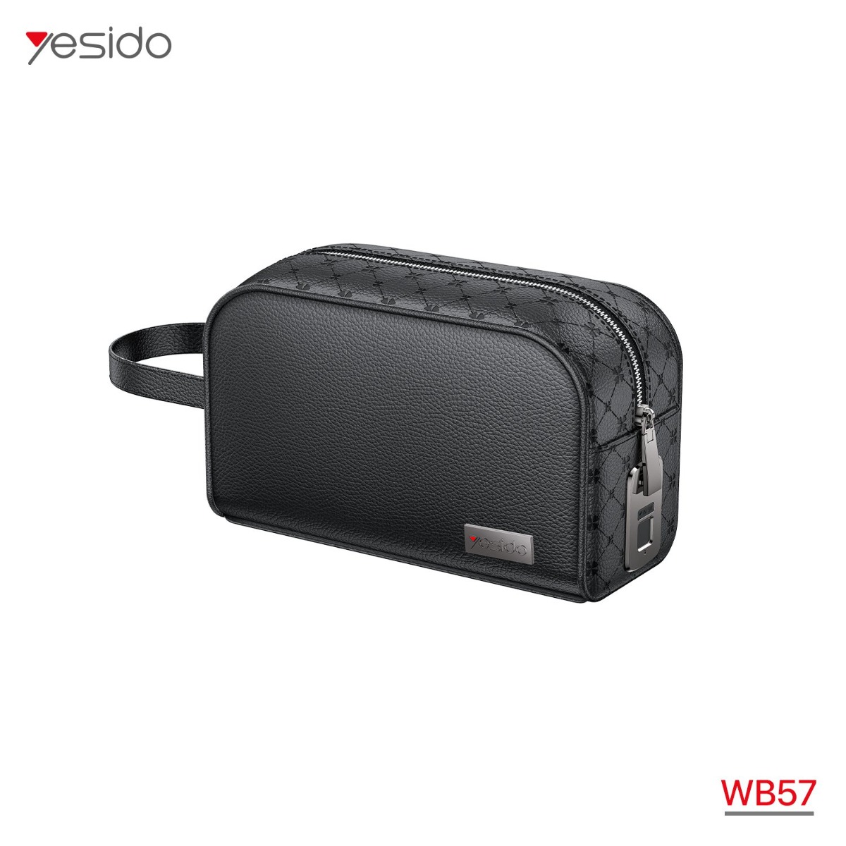 حقيبة يد YESIDO WB57 جلدية بقفل بصمة إصبع