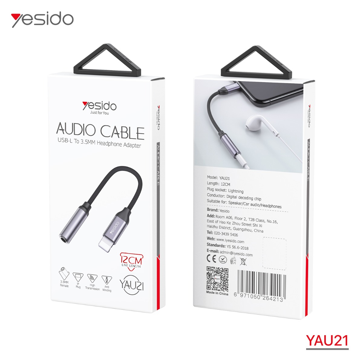 YESIDO YAU21 Audio Adapter