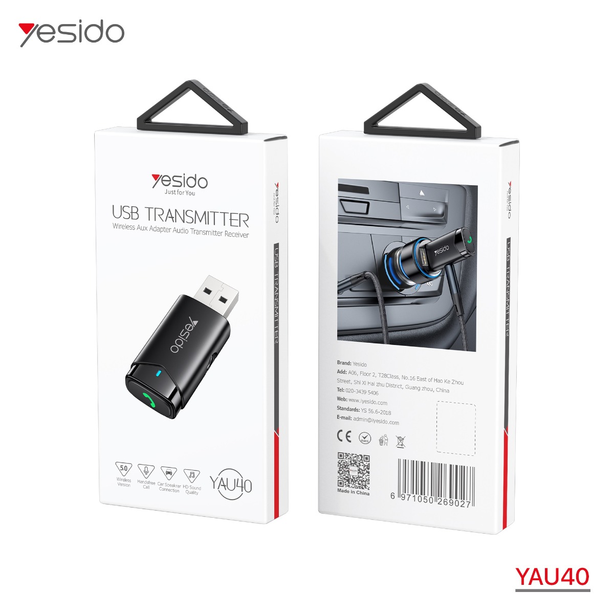 دونجل فلاشة YESIDO YAU40 بلوتوث