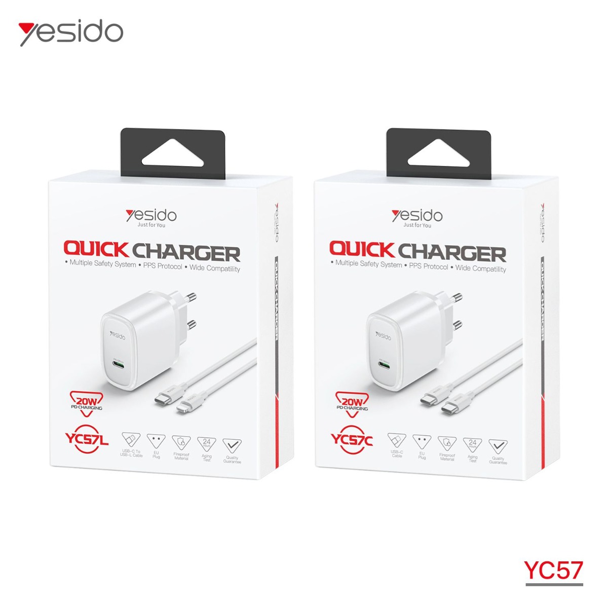 YESIDO YC57 20W PD Charger