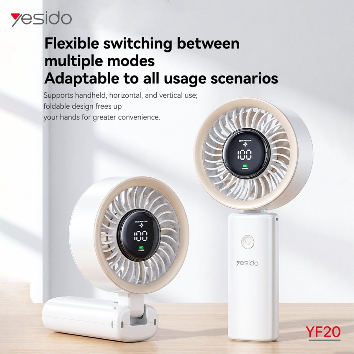 مروحة يد YESIDO YF18