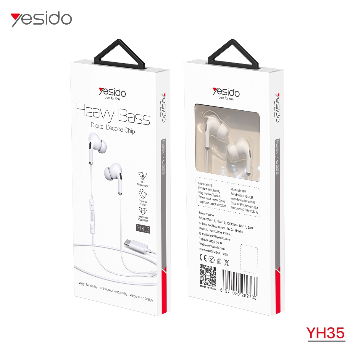 سماعة أذن YESIDO YH35
