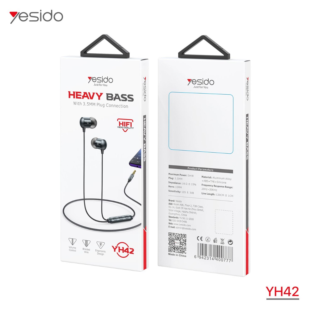 سماعة أذن YESIDO YH42